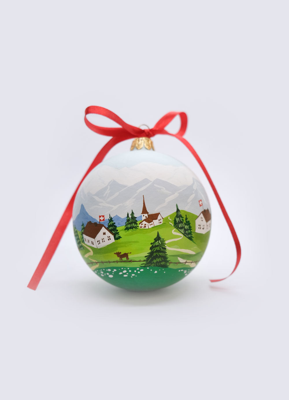 Christmas Ornament "Swiss Fields"