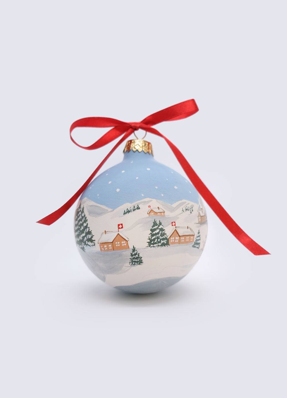 Christmas Ornament "Ski Paradise"